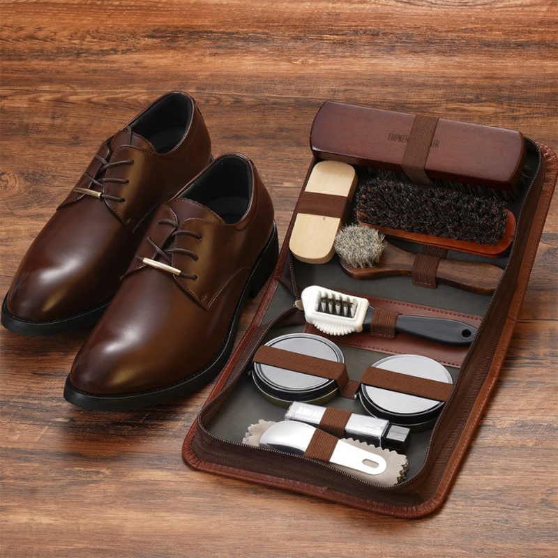Набор кистей для обуви из конс – обзор и цена Leather Shoe Polish