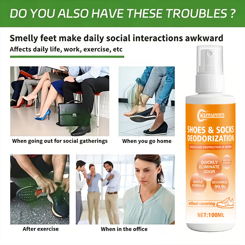 Спрей от запаха ног, дезодорир – обзор и цена Sneaker Care Spray